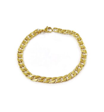 Βραχιόλι Χεριού Ατσάλι, Χρυσαφί, 18cm | 1513-933X2