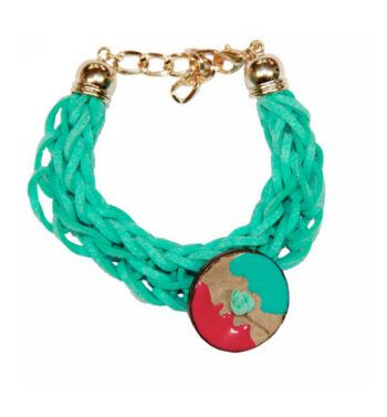 Βραχιόλι Χεριού Σουέτ, Βεραμάν, Χρυσαφί | 1589-501P