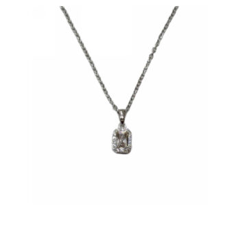 Κολιέ Ατσάλινο Ασημί | 1013-982AL