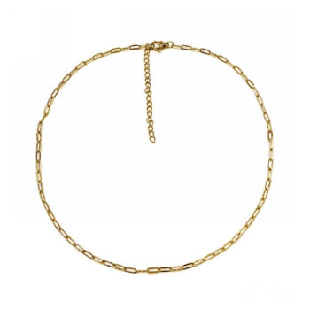 Κολιέ Ατσάλι Χρυσαφί | 1013-885XH