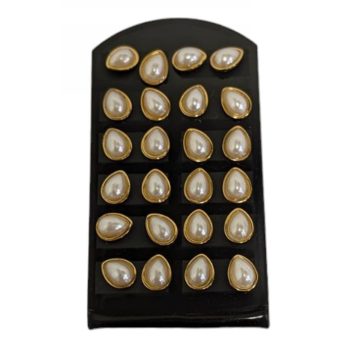 Σκουλαρίκια Καρφωτά Ατσάλι Χρυσαφί | Kostibas 3213-754X